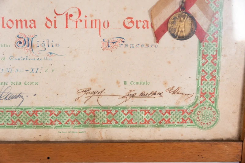 Medaille mit ONB-Zertifikat