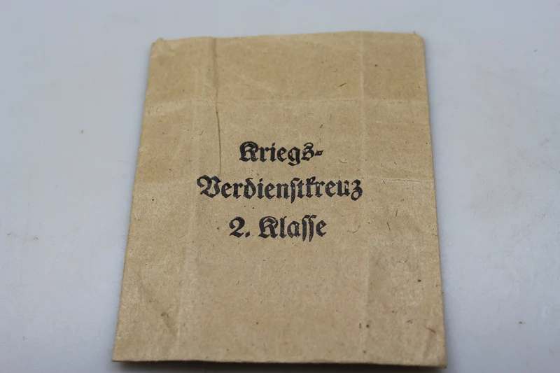 Umschlag für Kriegsverdienstkreuz II^ Klasse