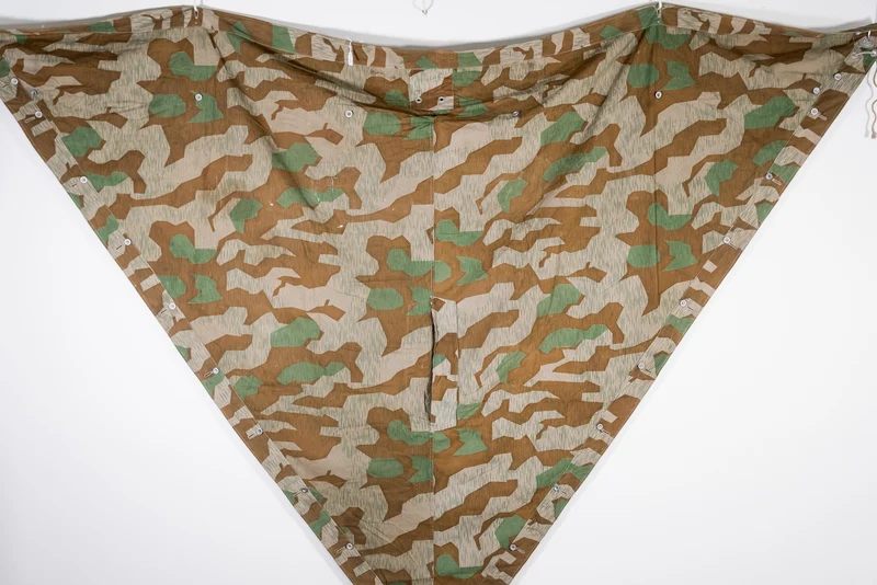 Zeltbahn Splitter Tarn Wehrmacht 2. Weltkrieg