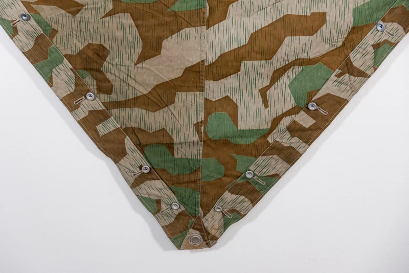 Zeltbahn Splitter Tarn Wehrmacht 2. Weltkrieg
