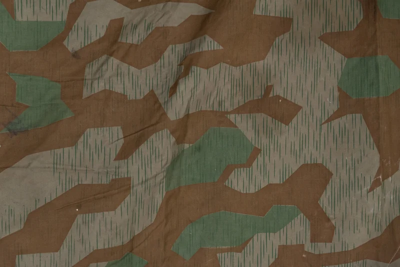 Zeltbahn Splitter Tarn Wehrmacht 2. Weltkrieg
