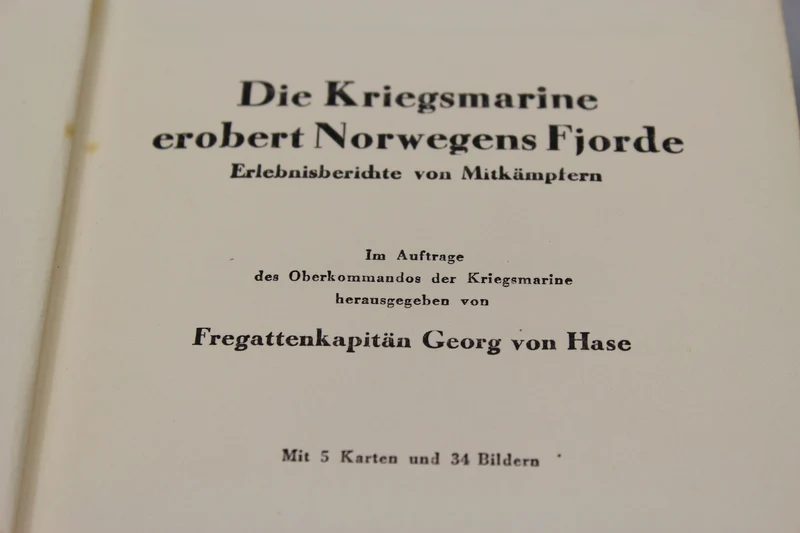 "Kriegsmarine erobert Novegens Fiorde" -1940 -