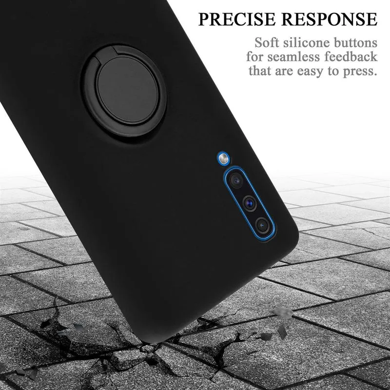Cadorabo Hülle kompatibel mit Samsung Galaxy A50 4G / A50s / A30s Schutzhülle aus flexiblem TPU Silikon mit Ring