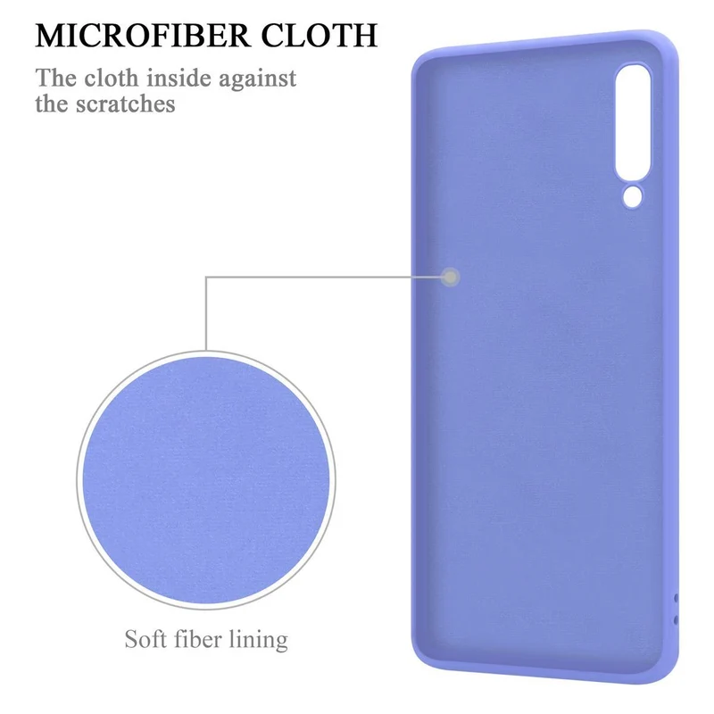 Cadorabo Hülle kompatibel mit Samsung Galaxy A50 4G / A50s / A30s Schutzhülle aus flexiblem TPU Silikon mit Ring