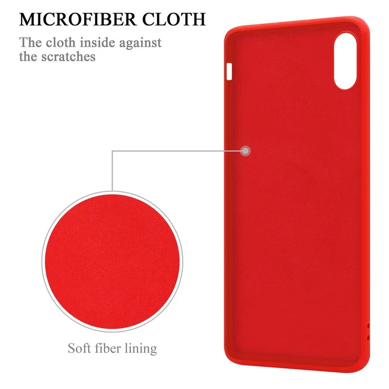 Cadorabo Hülle kompatibel mit Apple iPhone XR Schutzhülle aus flexiblem TPU Silikon mit Ring