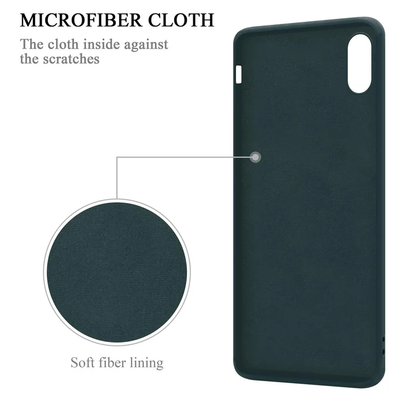 Cadorabo Hülle kompatibel mit Apple iPhone XR Schutzhülle aus flexiblem TPU Silikon mit Ring