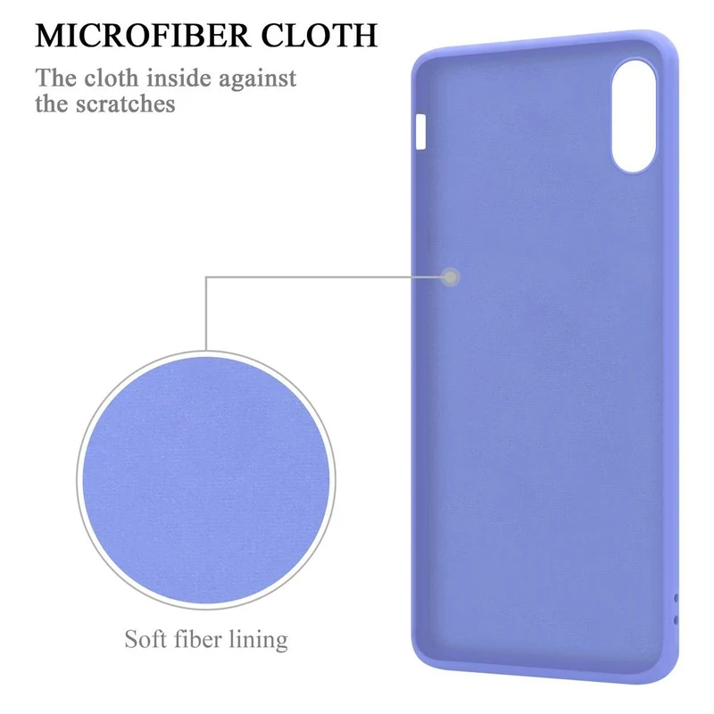 Cadorabo Hülle kompatibel mit Apple iPhone X / XS Schutzhülle aus flexiblem TPU Silikon mit Ring