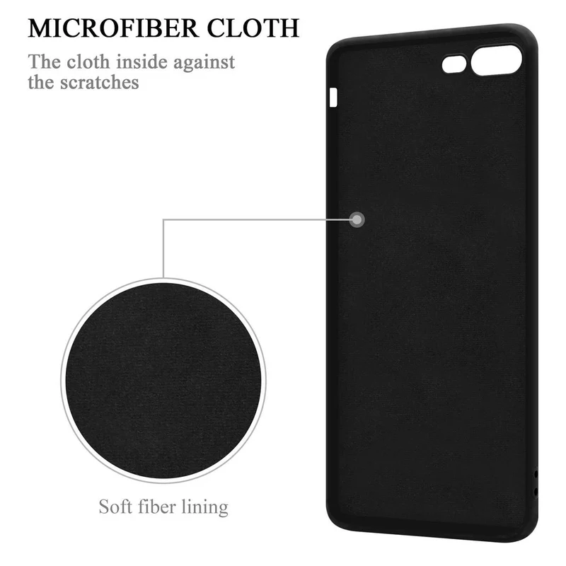 Cadorabo Hülle kompatibel mit Apple iPhone 7 PLUS / 7S PLUS / 8 PLUS Schutzhülle aus flexiblem TPU Silikon mit Ring