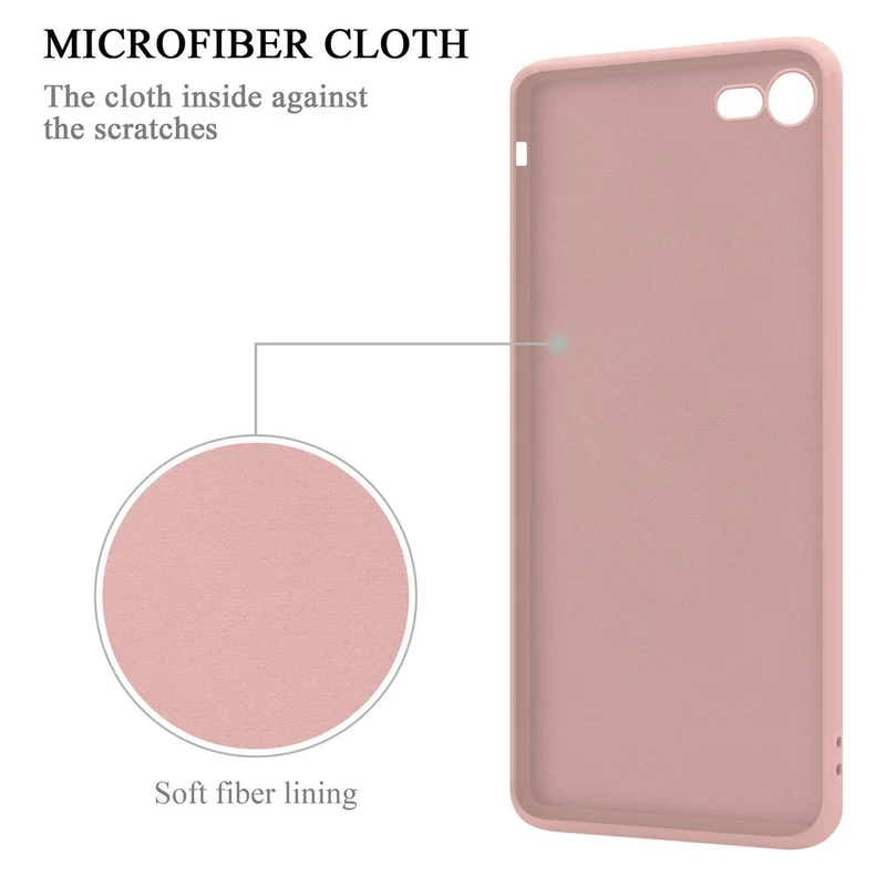 Cadorabo Hülle kompatibel mit Apple iPhone 7 / 7S / 8 / SE 2020 Schutzhülle aus flexiblem TPU Silikon mit Ring