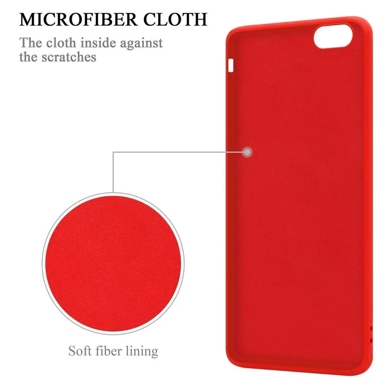 Cadorabo Hülle kompatibel mit Apple iPhone 6 / 6S Schutzhülle aus flexiblem TPU Silikon mit Ring