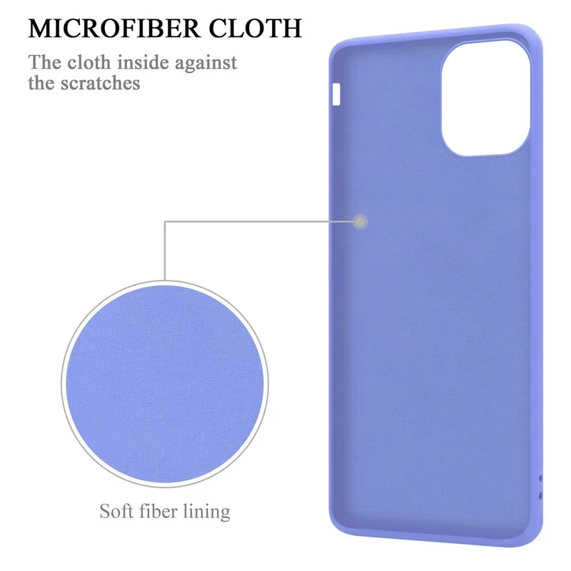 Cadorabo Hülle kompatibel mit Apple iPhone 12 MINI Schutzhülle aus flexiblem TPU Silikon mit Ring