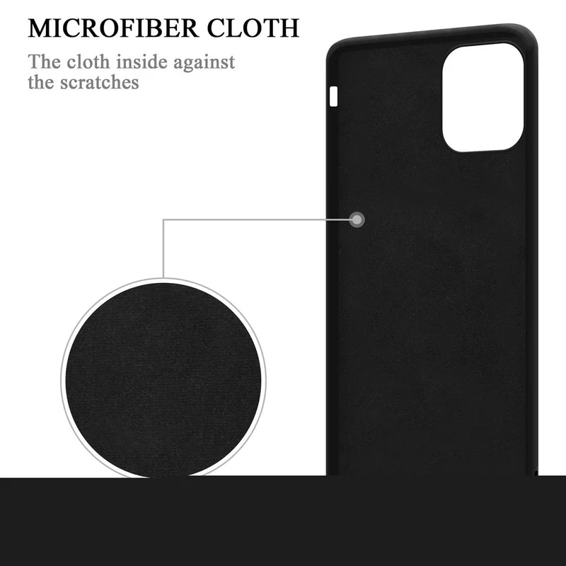 Cadorabo Hülle kompatibel mit Apple iPhone 11 Schutzhülle aus flexiblem TPU Silikon mit Ring