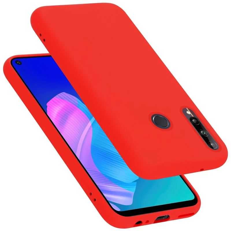 Cadorabo Hülle kompatibel mit Huawei P40 LITE E Schutzhülle aus flexiblem TPU Silikon