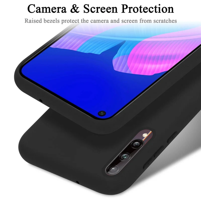 Cadorabo Hülle kompatibel mit Huawei P40 LITE E Schutzhülle aus flexiblem TPU Silikon