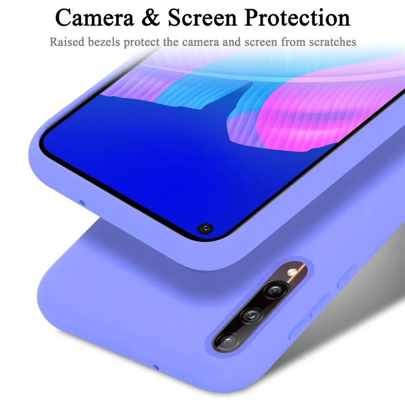 Cadorabo Hülle kompatibel mit Huawei P40 LITE E Schutzhülle aus flexiblem TPU Silikon