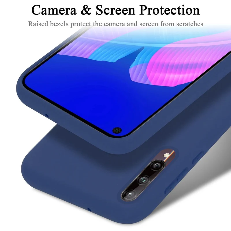 Cadorabo Hülle kompatibel mit Huawei P40 LITE E Schutzhülle aus flexiblem TPU Silikon