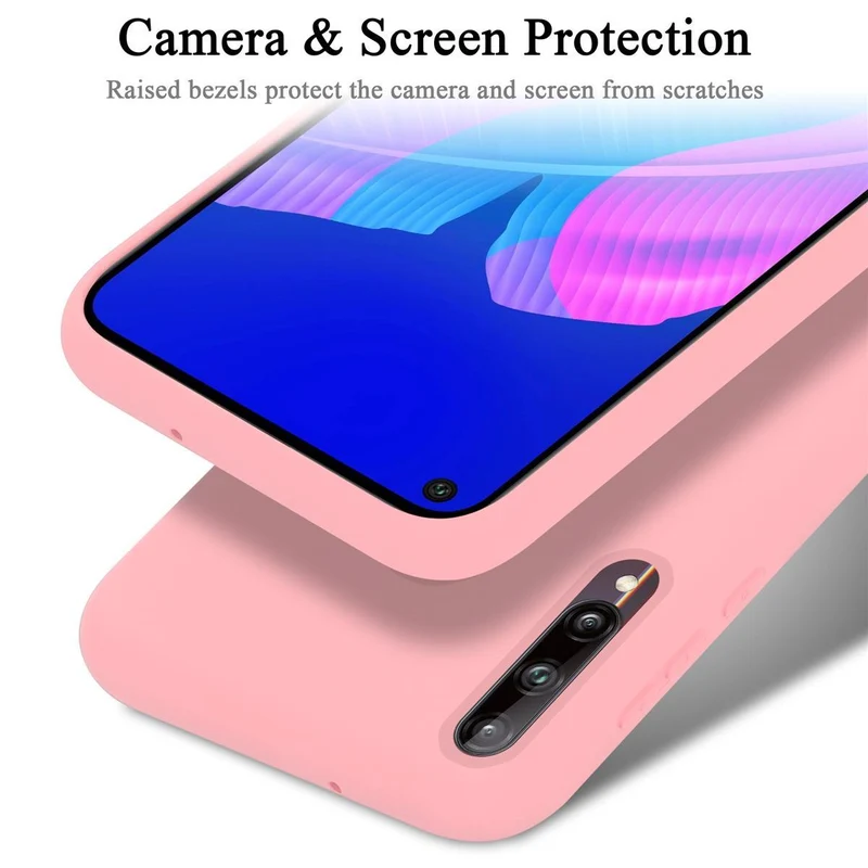 Cadorabo Hülle kompatibel mit Huawei P40 LITE E Schutzhülle aus flexiblem TPU Silikon