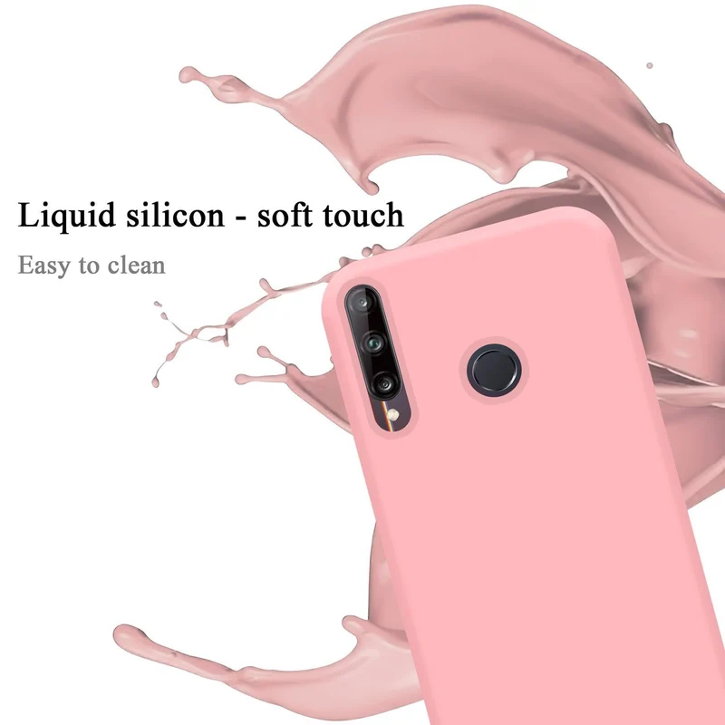 Cadorabo Hülle kompatibel mit Huawei P40 LITE E Schutzhülle aus flexiblem TPU Silikon