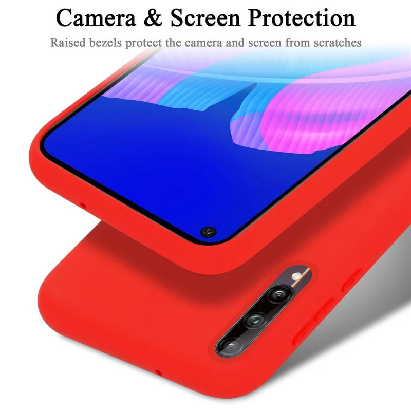 Cadorabo Hülle kompatibel mit Huawei P40 LITE E Schutzhülle aus flexiblem TPU Silikon