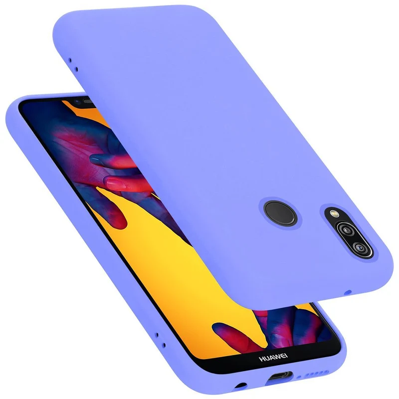 Cadorabo Hülle kompatibel mit Huawei P20 LITE 2018 / NOVA 3E Schutzhülle aus flexiblem TPU Silikon