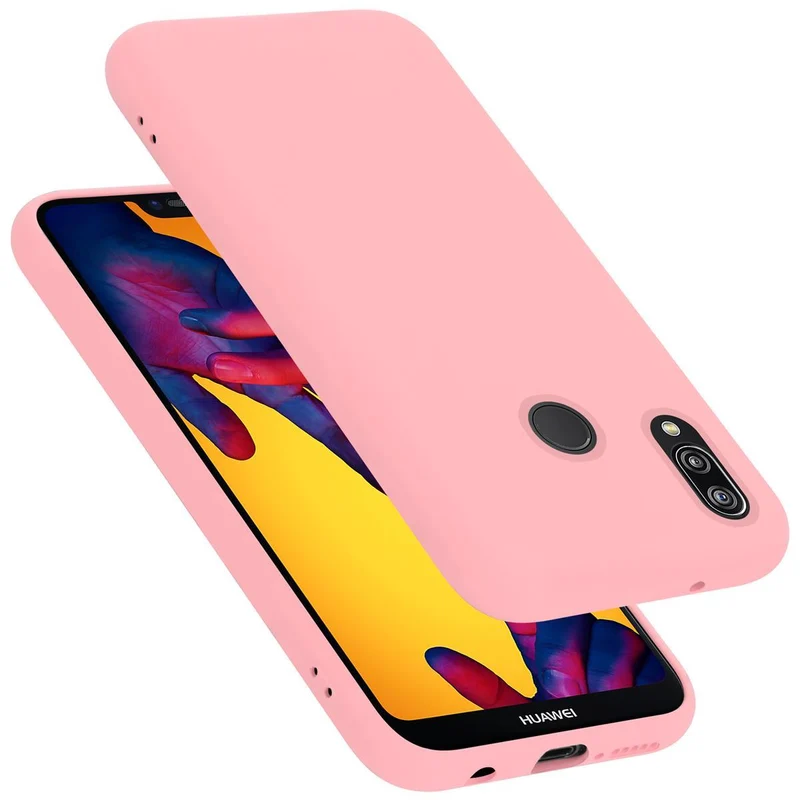 Cadorabo Hülle kompatibel mit Huawei P20 LITE 2018 / NOVA 3E Schutzhülle aus flexiblem TPU Silikon