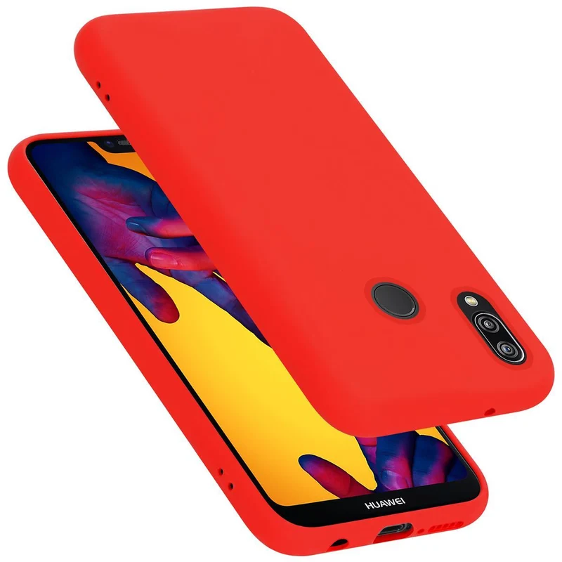 Cadorabo Hülle kompatibel mit Huawei P20 LITE 2018 / NOVA 3E Schutzhülle aus flexiblem TPU Silikon