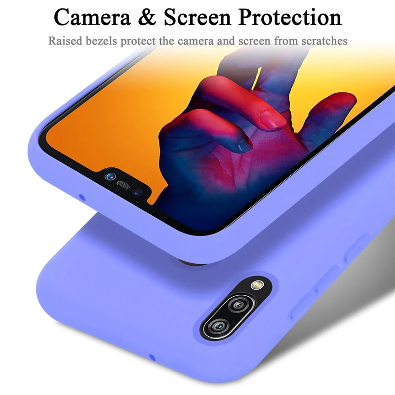 Cadorabo Hülle kompatibel mit Huawei P20 LITE 2018 / NOVA 3E Schutzhülle aus flexiblem TPU Silikon