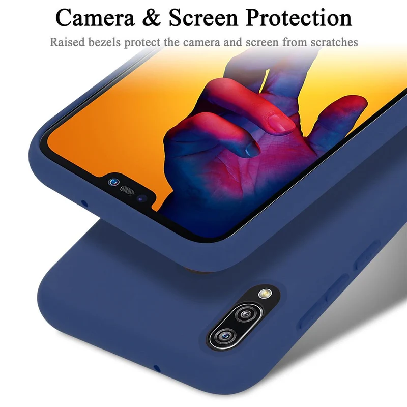 Cadorabo Hülle kompatibel mit Huawei P20 LITE 2018 / NOVA 3E Schutzhülle aus flexiblem TPU Silikon