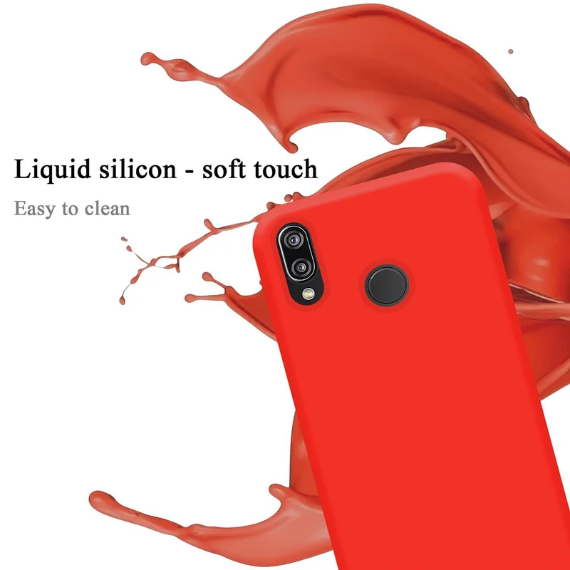 Cadorabo Hülle kompatibel mit Huawei P20 LITE 2018 / NOVA 3E Schutzhülle aus flexiblem TPU Silikon
