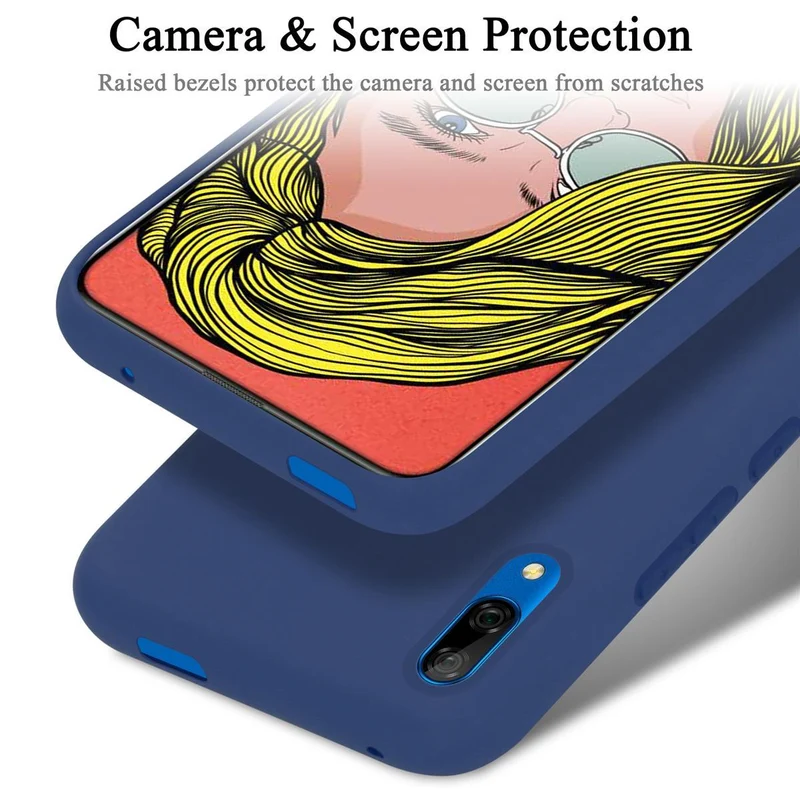 Cadorabo Hülle kompatibel mit Honor 10 LITE / Huawei P SMART 2019 Schutzhülle aus flexiblem TPU Silikon