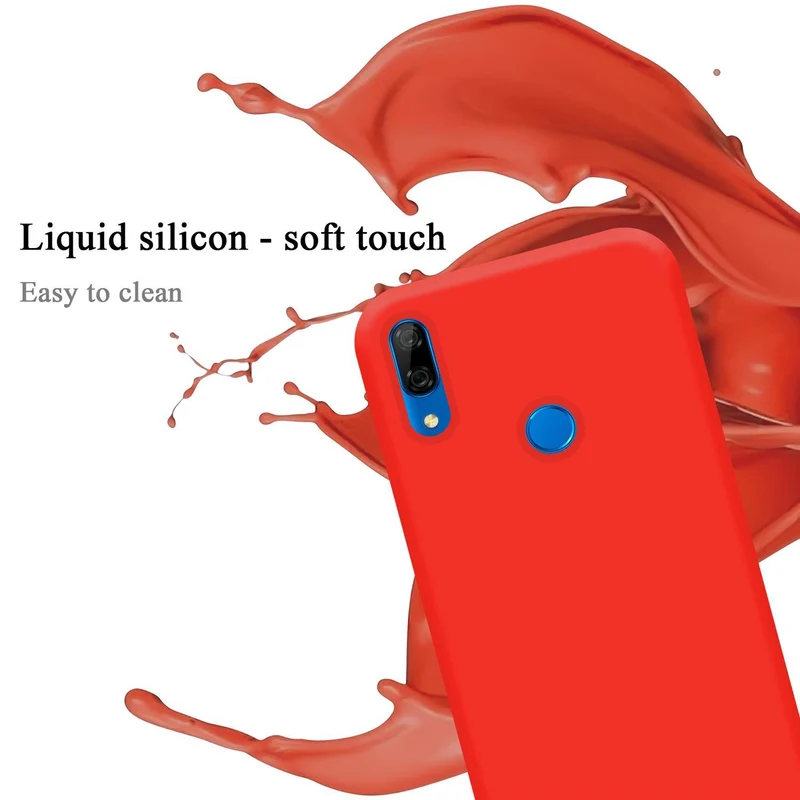 Cadorabo Hülle kompatibel mit Honor 10 LITE / Huawei P SMART 2019 Schutzhülle aus flexiblem TPU Silikon