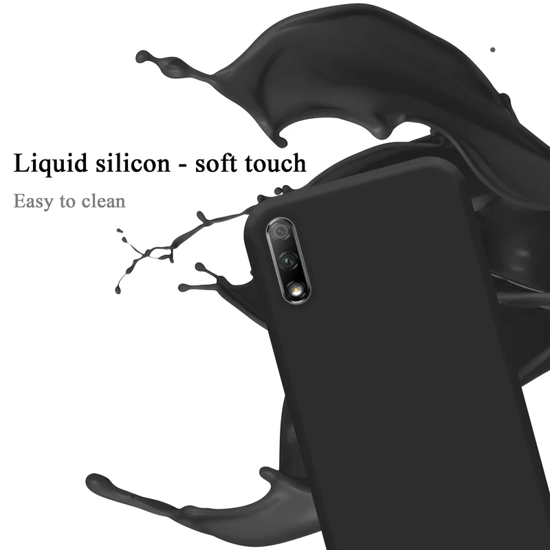 Cadorabo Hülle kompatibel mit Huawei Y9S Schutzhülle aus flexiblem TPU Silikon