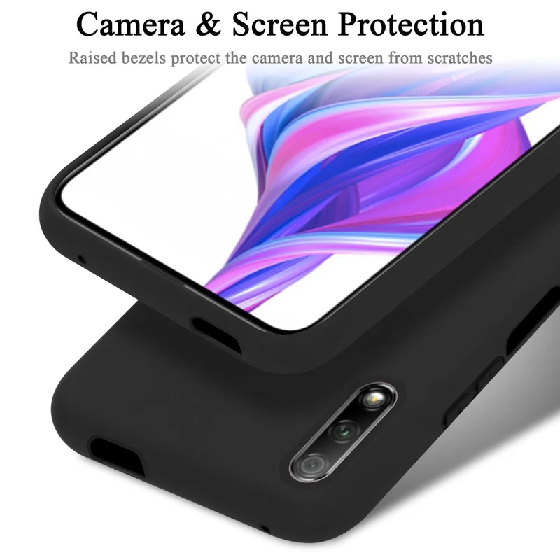Cadorabo Hülle kompatibel mit Huawei Y9S Schutzhülle aus flexiblem TPU Silikon