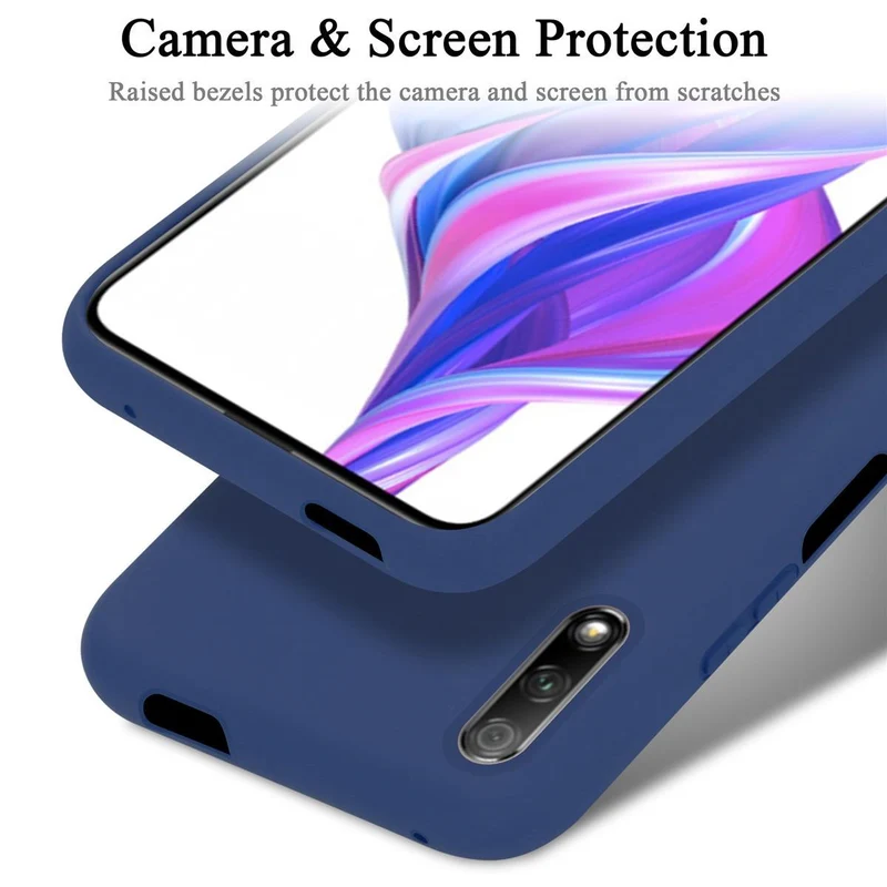 Cadorabo Hülle kompatibel mit Huawei Y9S Schutzhülle aus flexiblem TPU Silikon