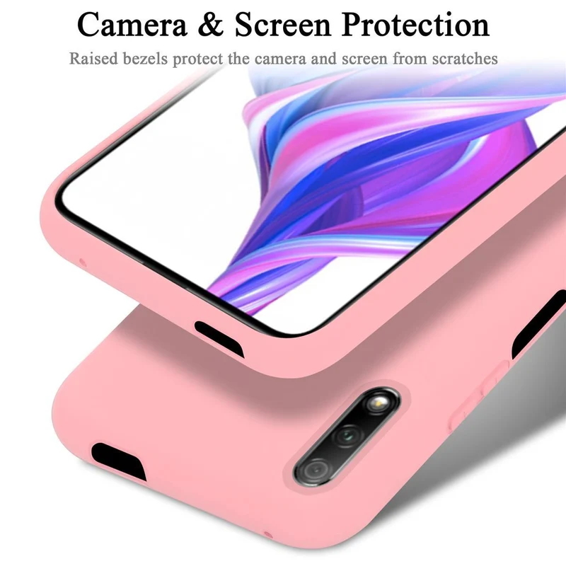 Cadorabo Hülle kompatibel mit Huawei Y9S Schutzhülle aus flexiblem TPU Silikon