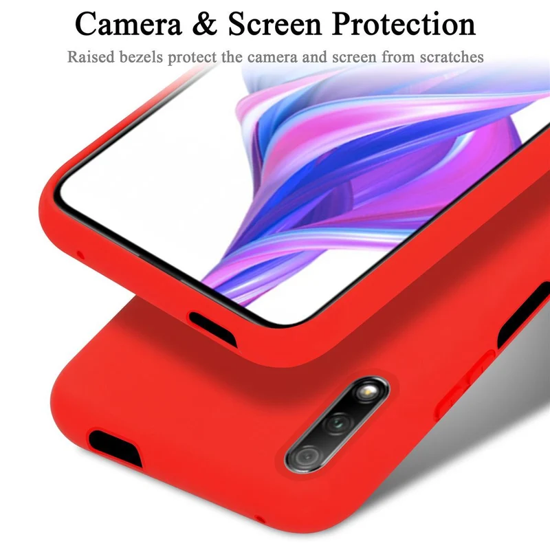 Cadorabo Hülle kompatibel mit Huawei Y9S Schutzhülle aus flexiblem TPU Silikon