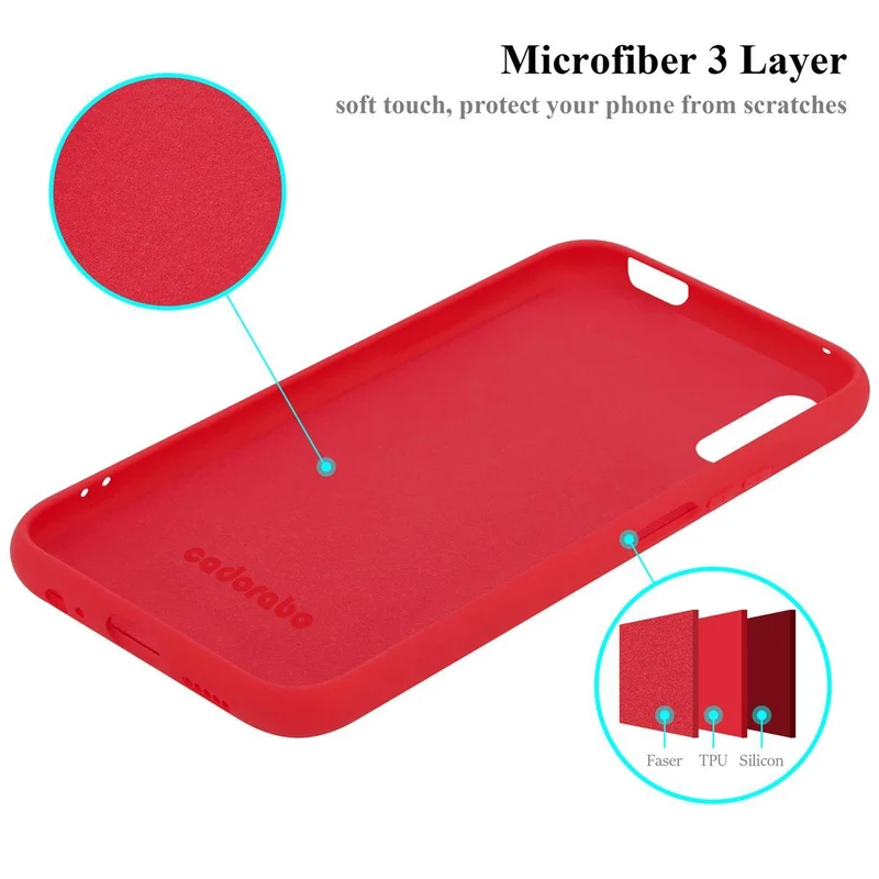 Cadorabo Hülle kompatibel mit Huawei Y9S Schutzhülle aus flexiblem TPU Silikon