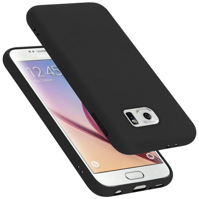 Cadorabo Hülle kompatibel mit Samsung Galaxy S6 Schutzhülle aus flexiblem TPU Silikon