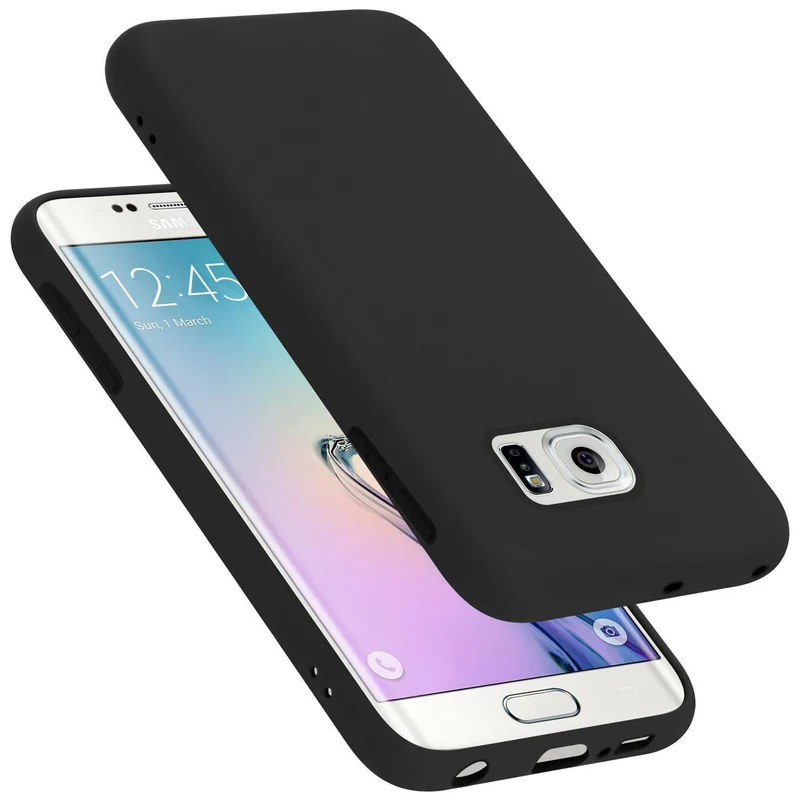 Cadorabo Hülle kompatibel mit Samsung Galaxy S6 EDGE PLUS Schutzhülle aus flexiblem TPU Silikon
