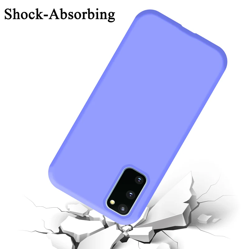 Cadorabo Hülle kompatibel mit Samsung Galaxy S20 FE Schutzhülle aus flexiblem TPU Silikon
