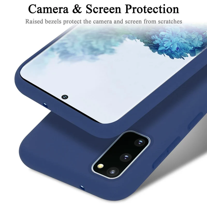 Cadorabo Hülle kompatibel mit Samsung Galaxy S20 FE Schutzhülle aus flexiblem TPU Silikon