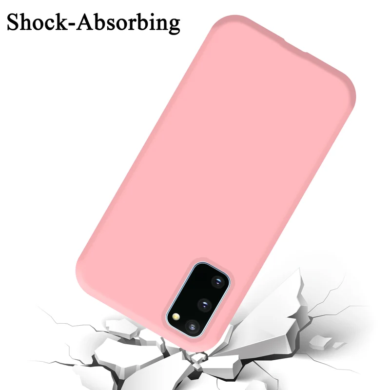 Cadorabo Hülle kompatibel mit Samsung Galaxy S20 FE Schutzhülle aus flexiblem TPU Silikon