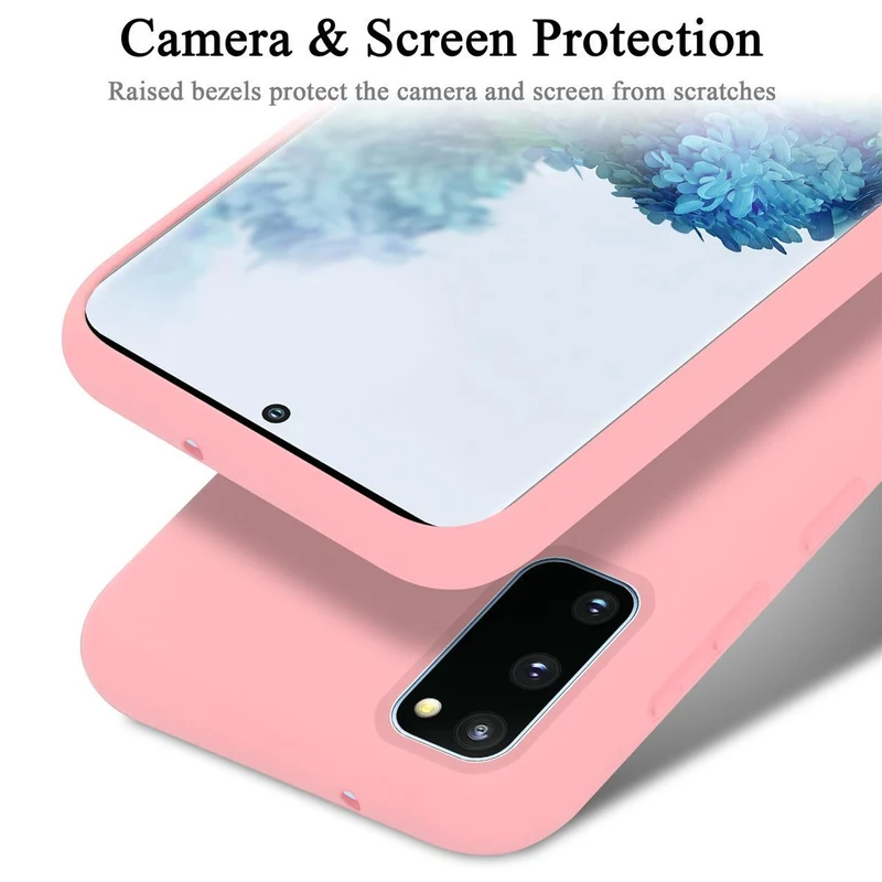 Cadorabo Hülle kompatibel mit Samsung Galaxy S20 FE Schutzhülle aus flexiblem TPU Silikon