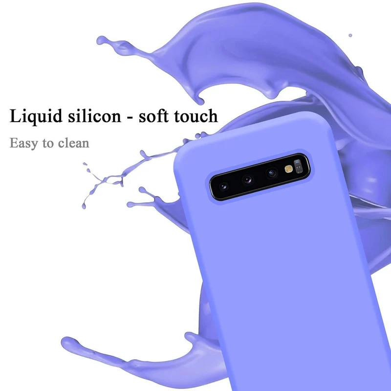 Cadorabo Hülle kompatibel mit Samsung Galaxy S10 PLUS Schutzhülle aus flexiblem TPU Silikon