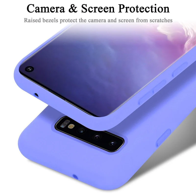Cadorabo Hülle kompatibel mit Samsung Galaxy S10 PLUS Schutzhülle aus flexiblem TPU Silikon