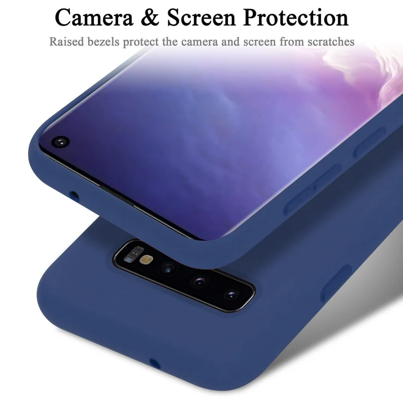 Cadorabo Hülle kompatibel mit Samsung Galaxy S10 PLUS Schutzhülle aus flexiblem TPU Silikon