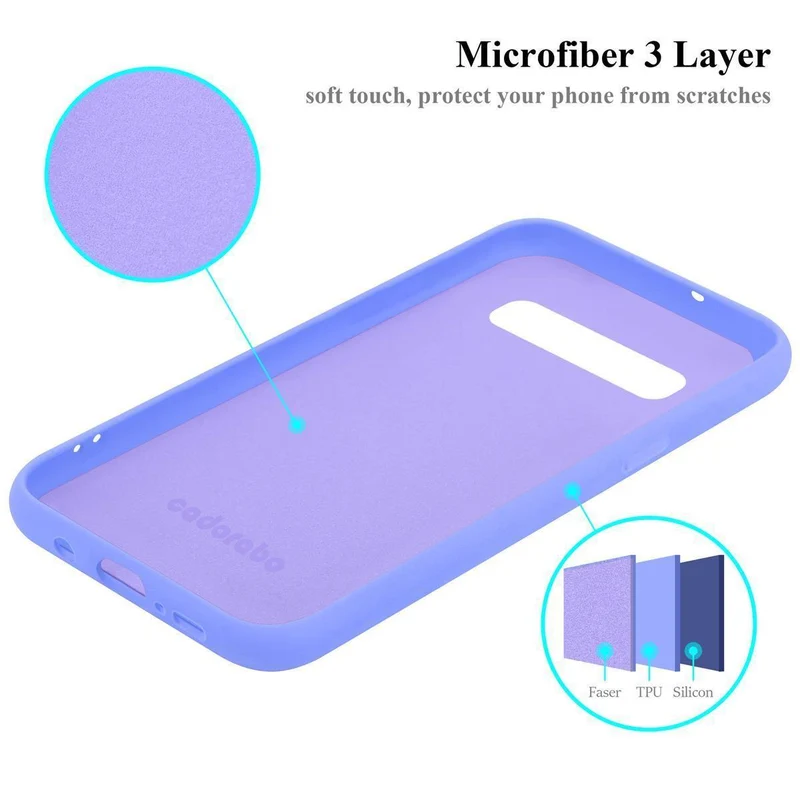 Cadorabo Hülle kompatibel mit Samsung Galaxy S10 5G Schutzhülle aus flexiblem TPU Silikon