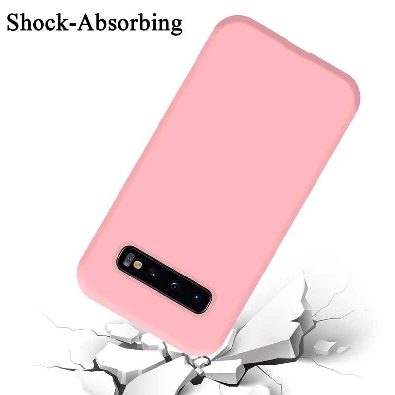 Cadorabo Hülle kompatibel mit Samsung Galaxy S10 5G Schutzhülle aus flexiblem TPU Silikon