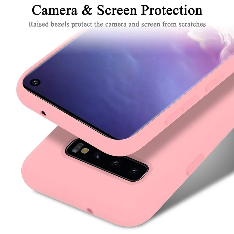 Cadorabo Hülle kompatibel mit Samsung Galaxy S10 5G Schutzhülle aus flexiblem TPU Silikon