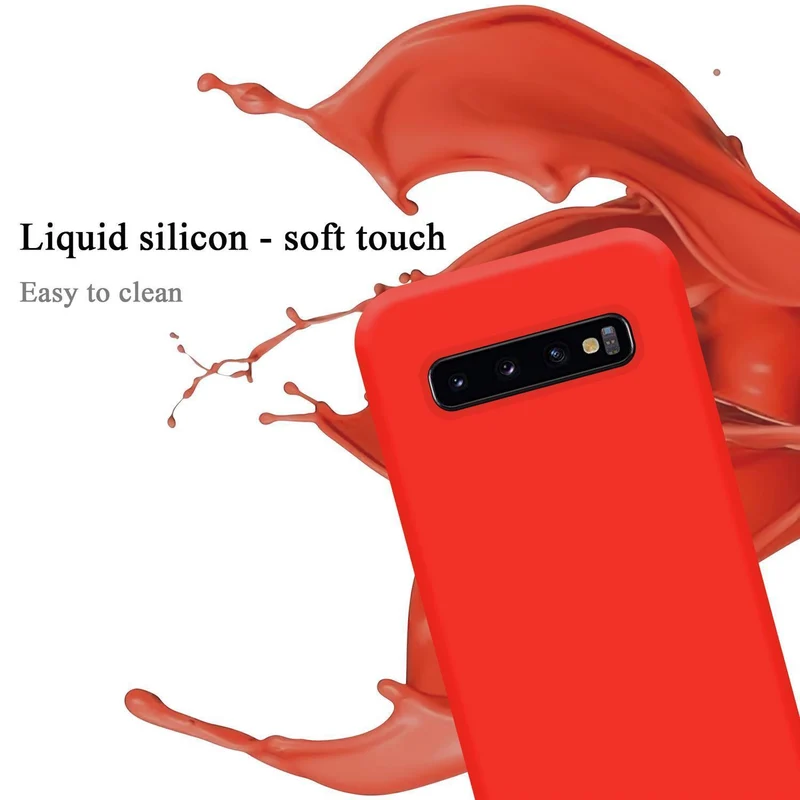 Cadorabo Hülle kompatibel mit Samsung Galaxy S10 5G Schutzhülle aus flexiblem TPU Silikon